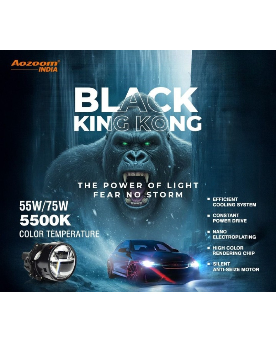 Aozoom King Kong LED Headlight Projector Lens